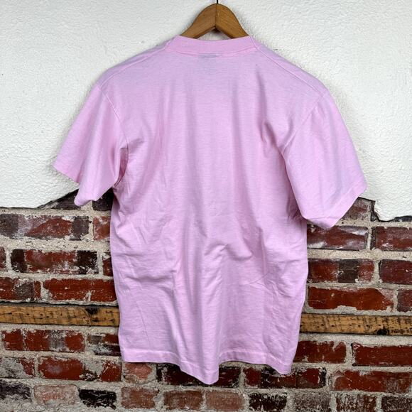 Vintage Rod Run Shirt Sz Large Pink Single Stitch Louisiana Bayou Cajun USA 90s - Picture 10 of 10